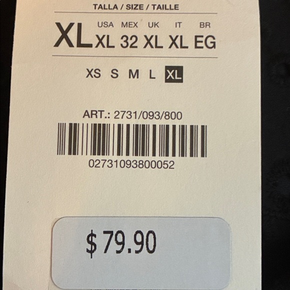 NWT. Zara ZW Collection Black Cutwork Embroider Mid-Waist Trousers. Size XL. - Picture 12 of 12